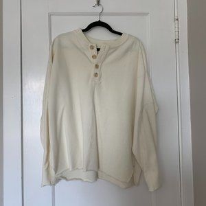 BDG Oversized Henley Top